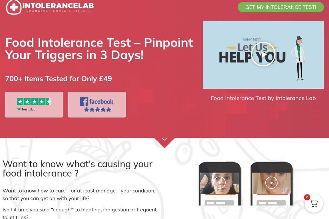 Intolerance Lab homepage