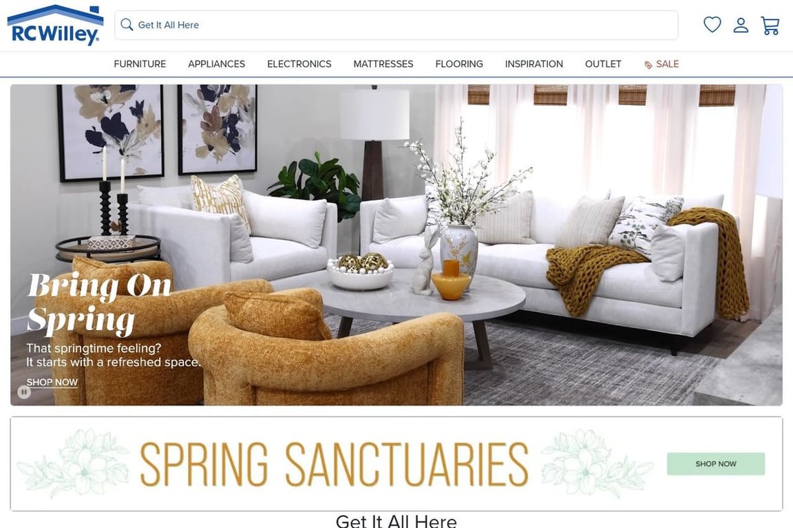 R.C. Willey homepage