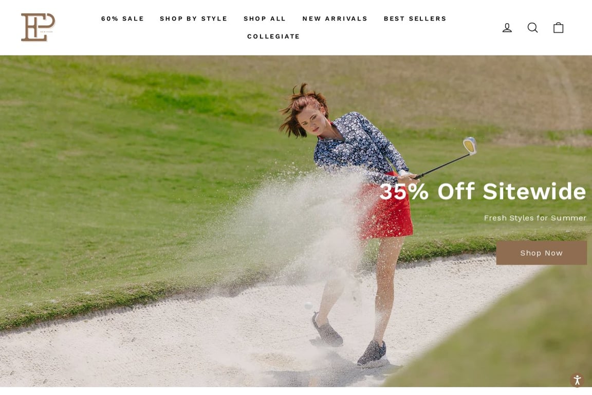 EPNYgolf.com homepage