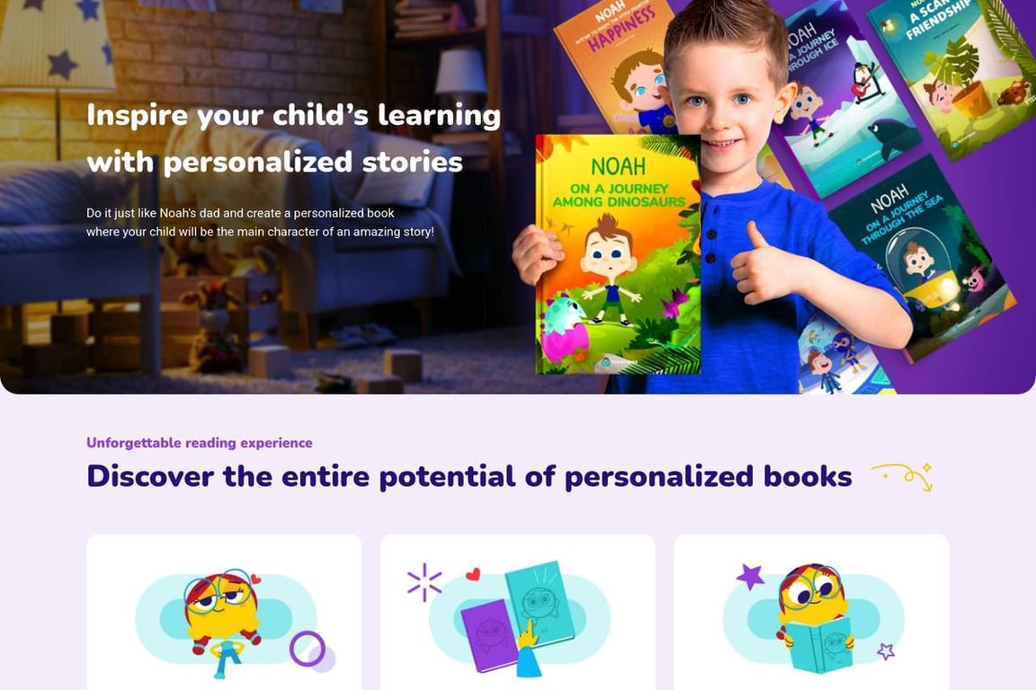 Playstories homepage