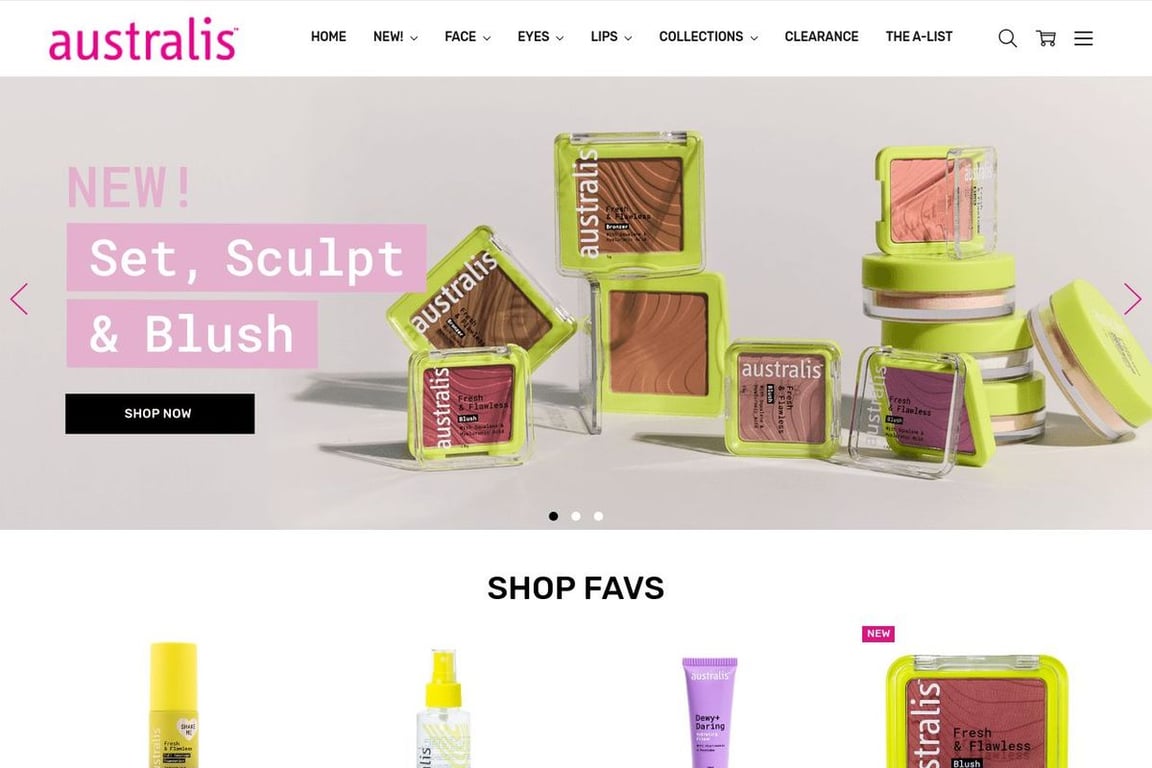 Australis AU homepage