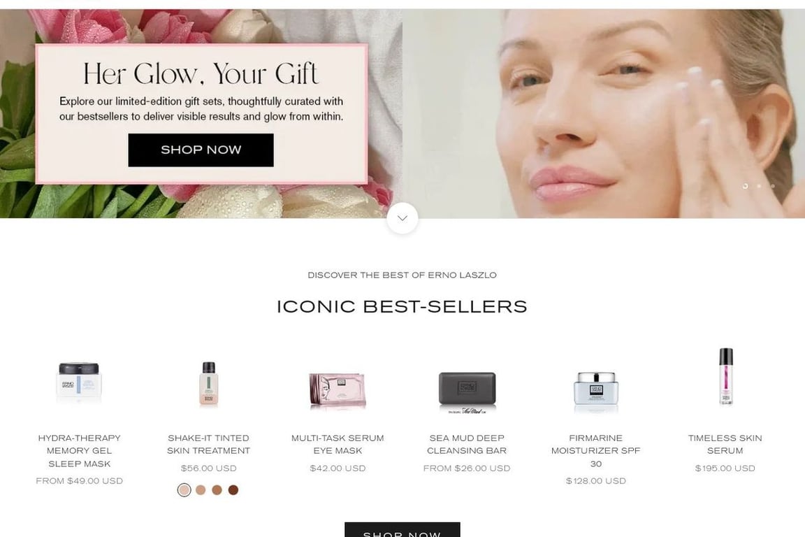 Erno Laszlo homepage