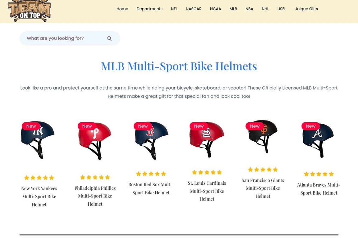 Team On Top homepage