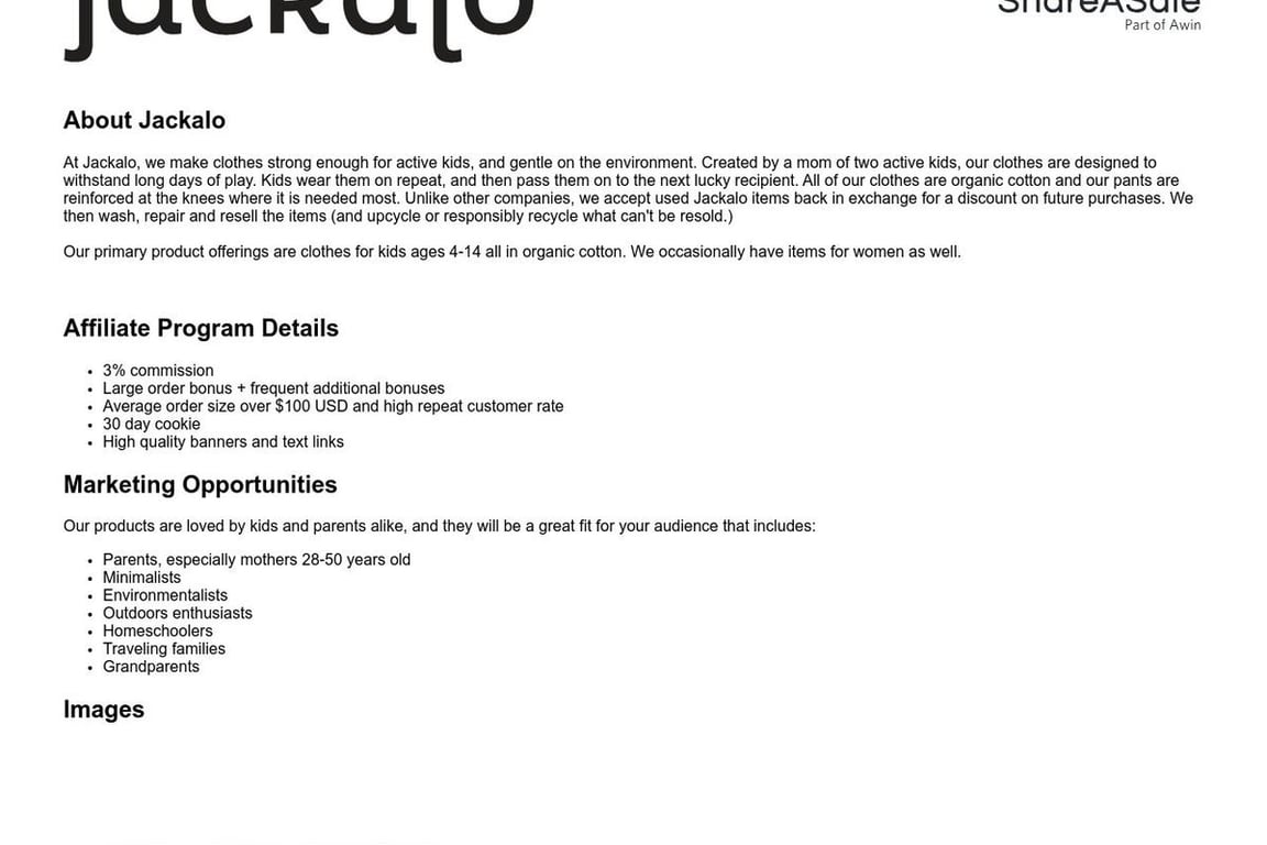 Jackalo affiliate program signup page