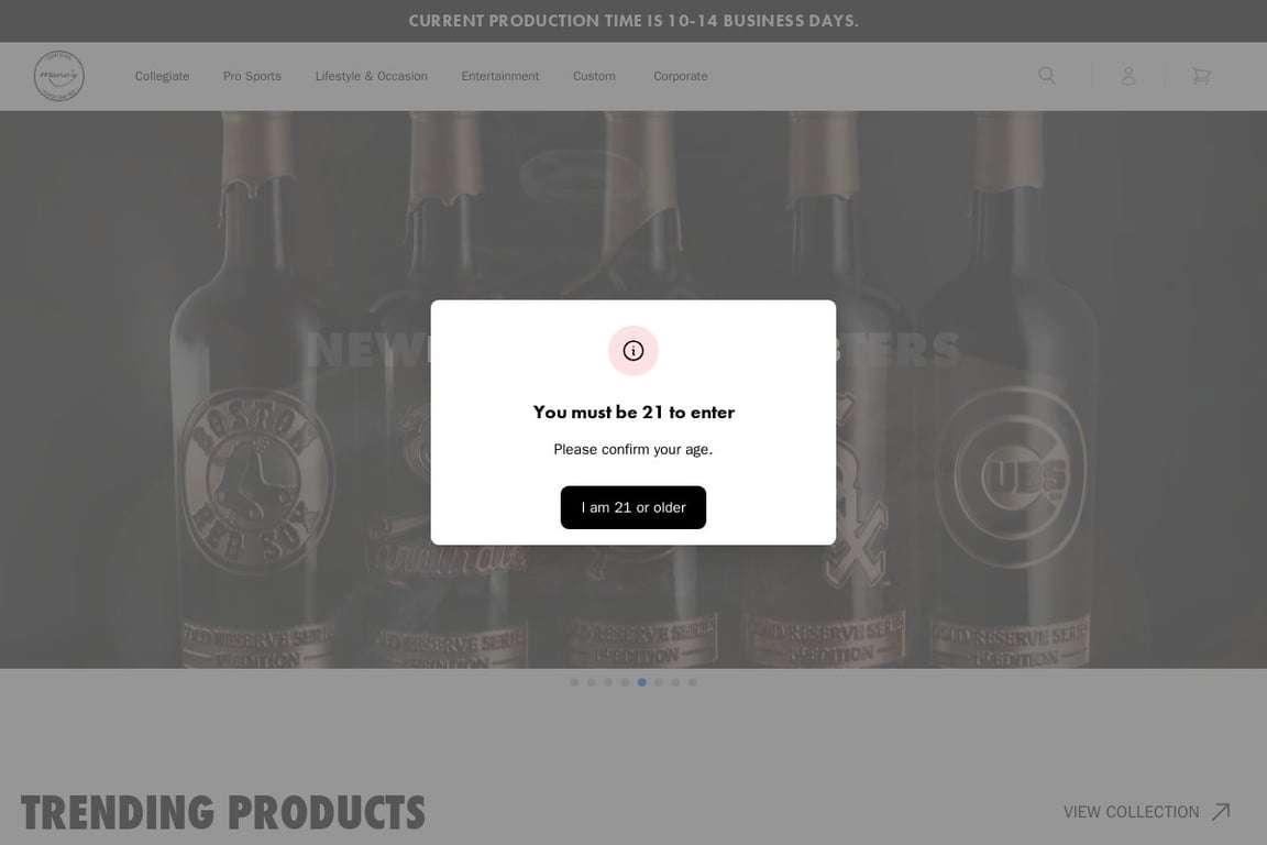 Mano’s Wine homepage