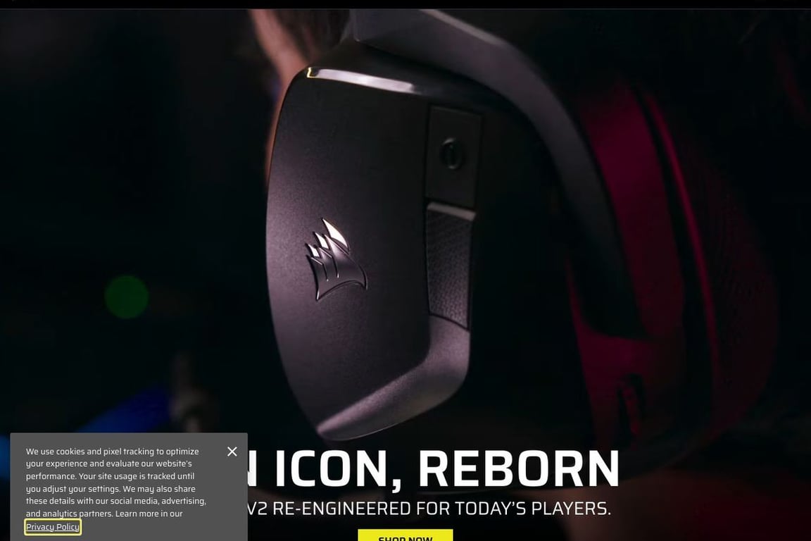 Corsair homepage