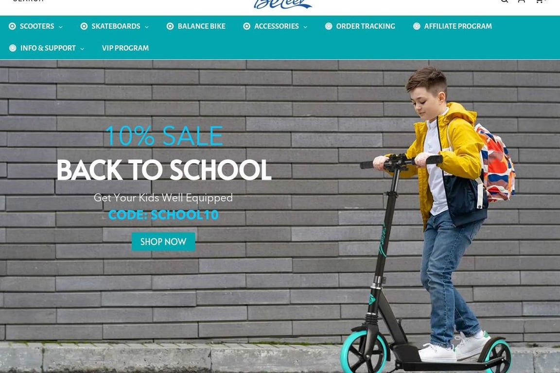 BeLeev homepage