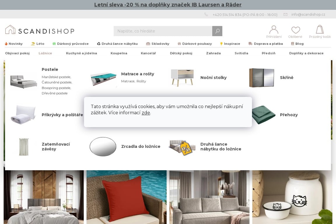 Scandishop homepage