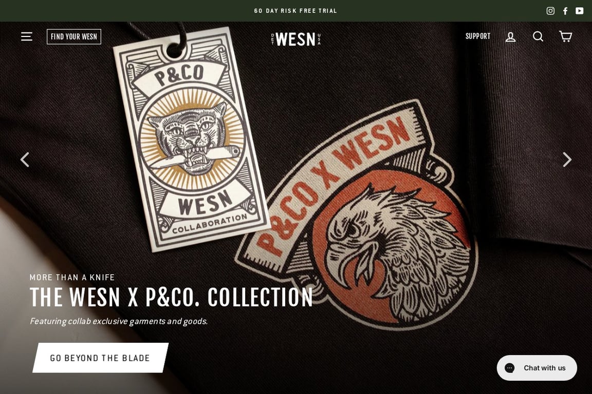 WESN GOODS homepage