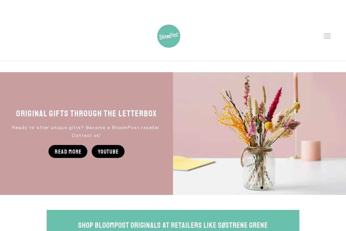 Bloom Post homepage