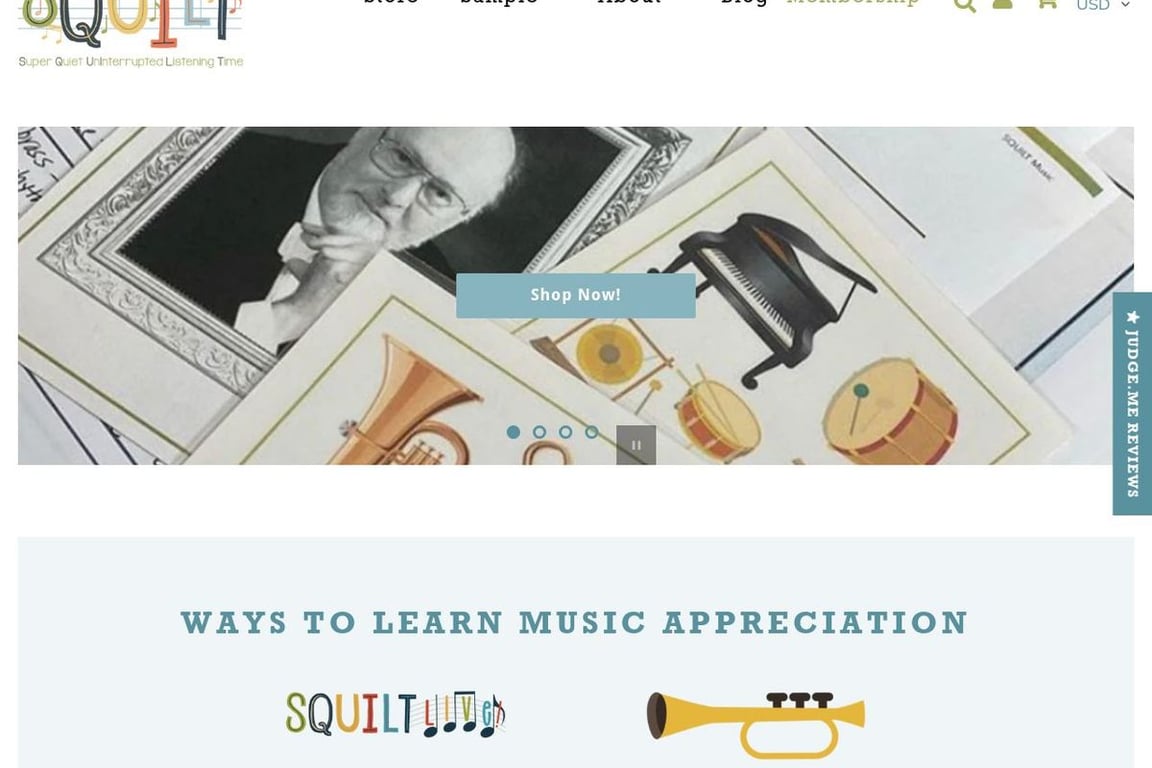 SQUILT Music Appreciation homepage