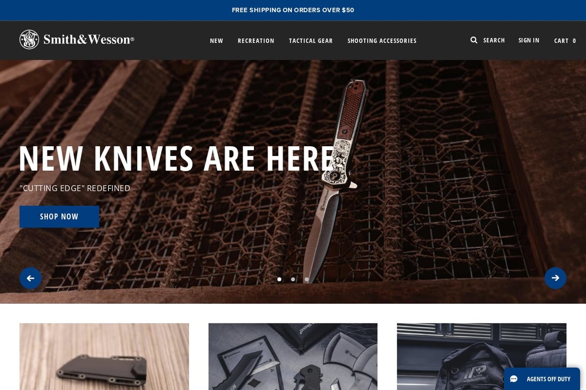 Smith & Wesson Accessories homepage