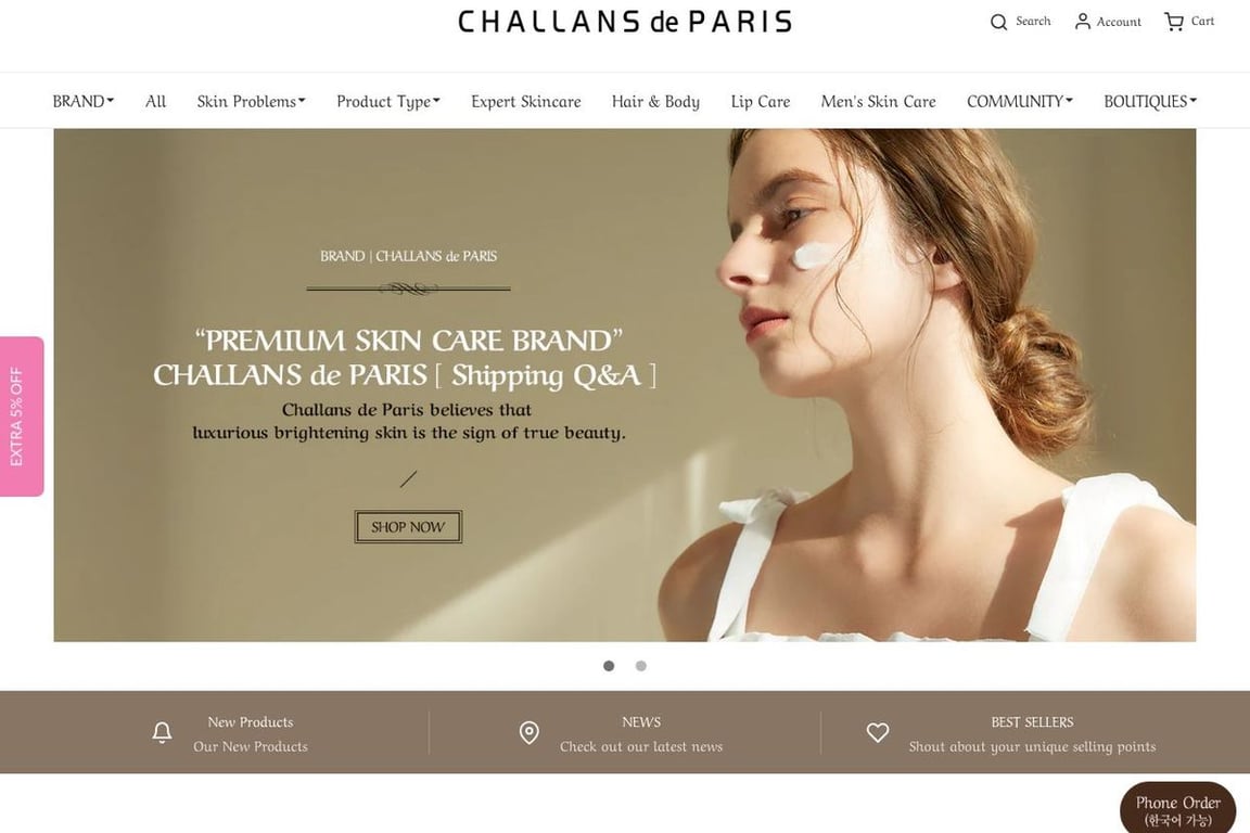 Challans de Paris U.S.A homepage