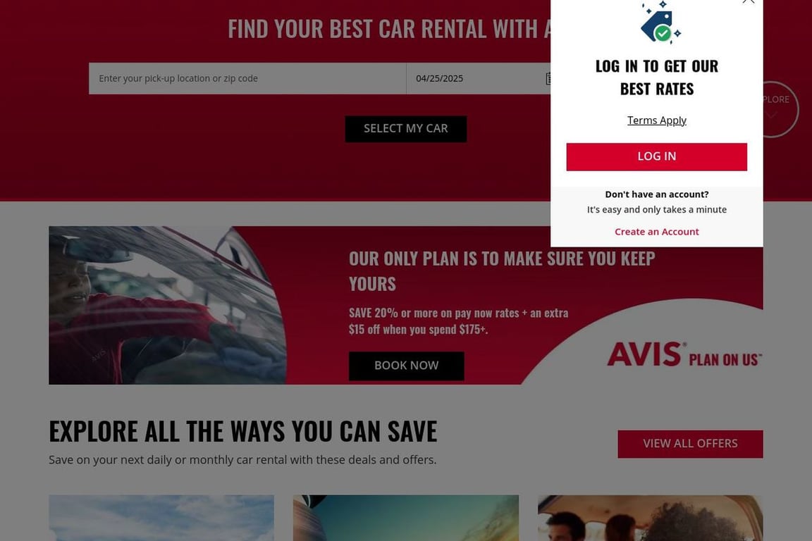 Avis homepage