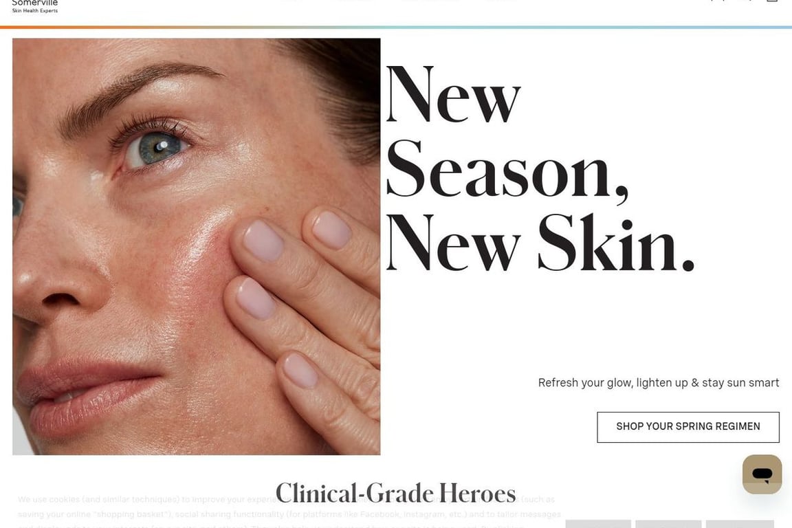 Kate Somerville homepage