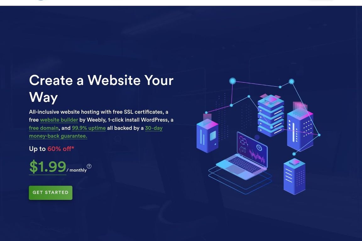 WebHostingPad homepage
