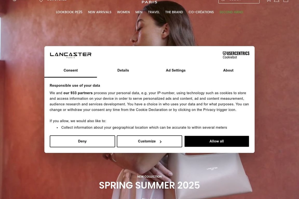 Lancaster US homepage