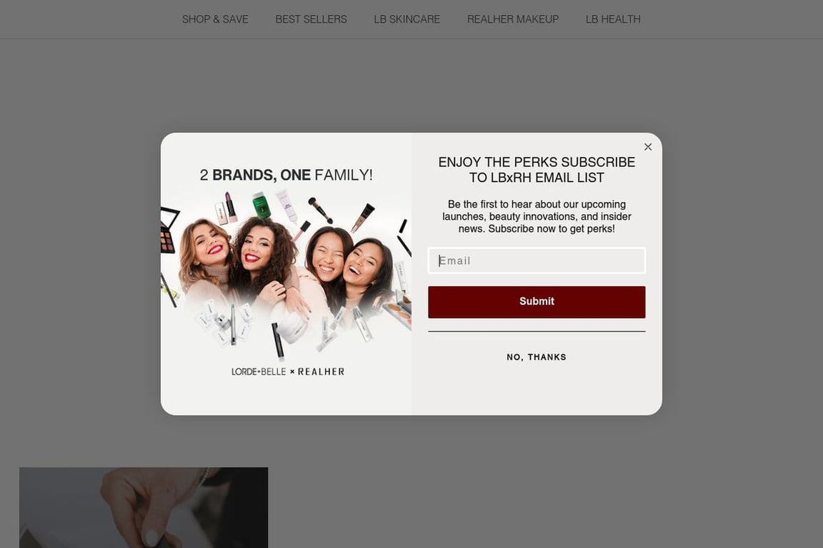 REALHER affiliate program signup page