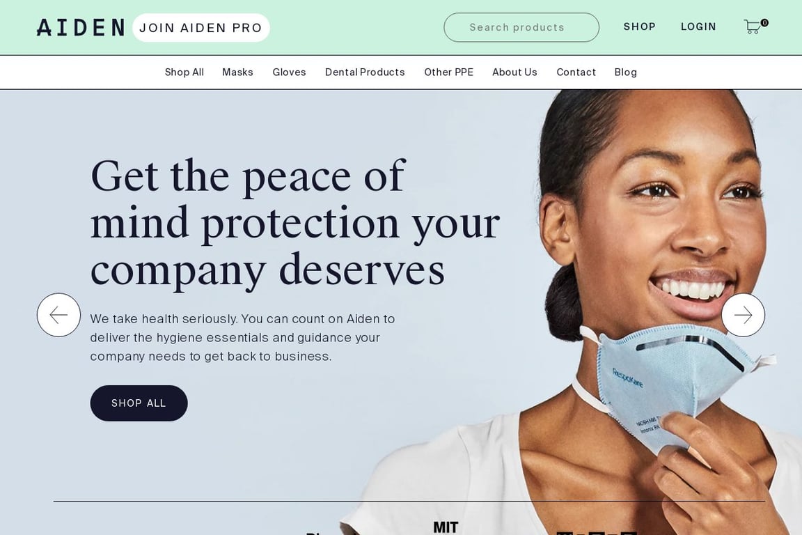 Aiden Inc homepage