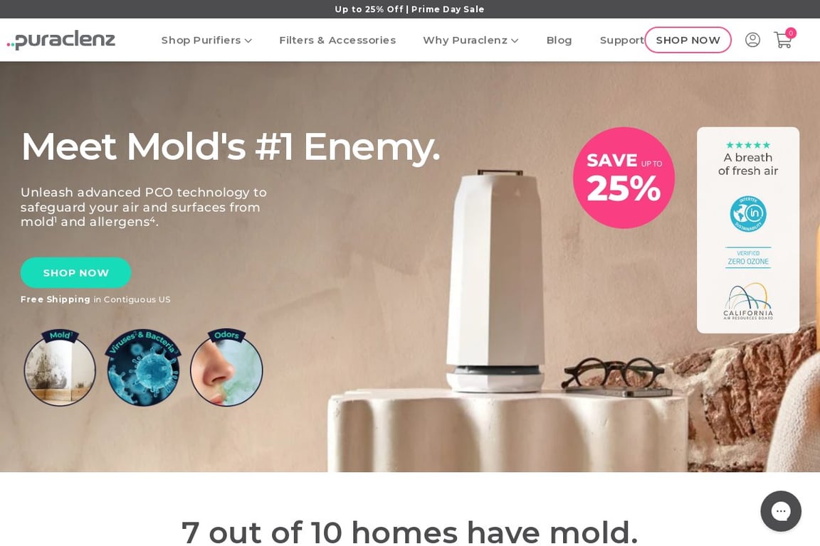 Puraclenz homepage
