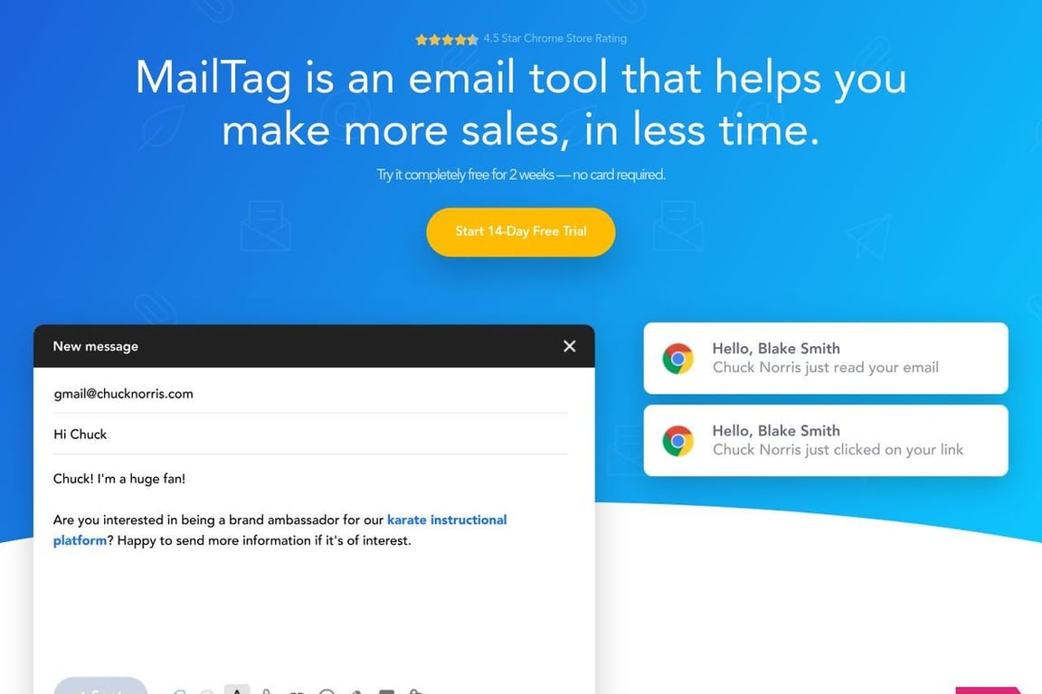 MailTag homepage