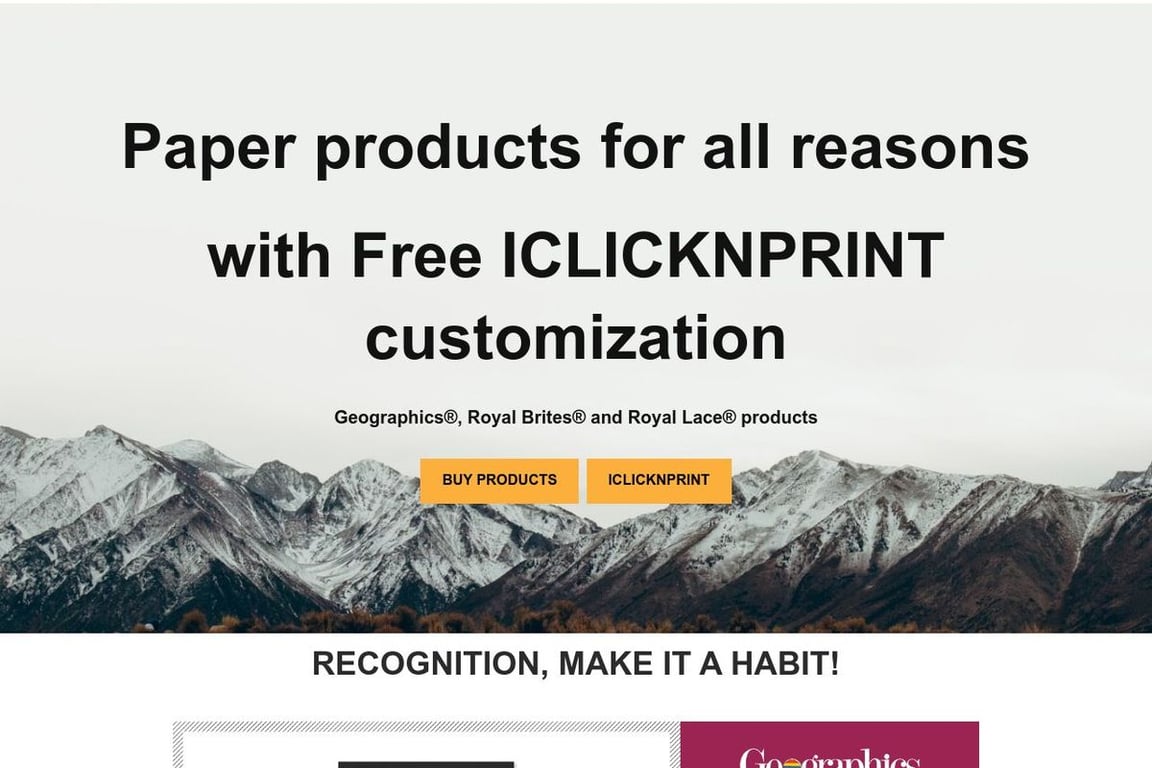 ThePaperSeller.com homepage