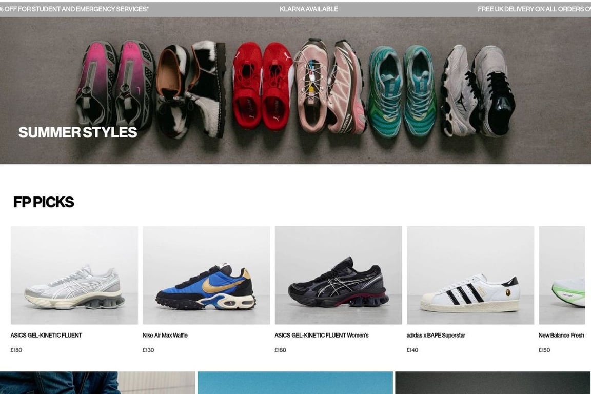 Footpatrol homepage