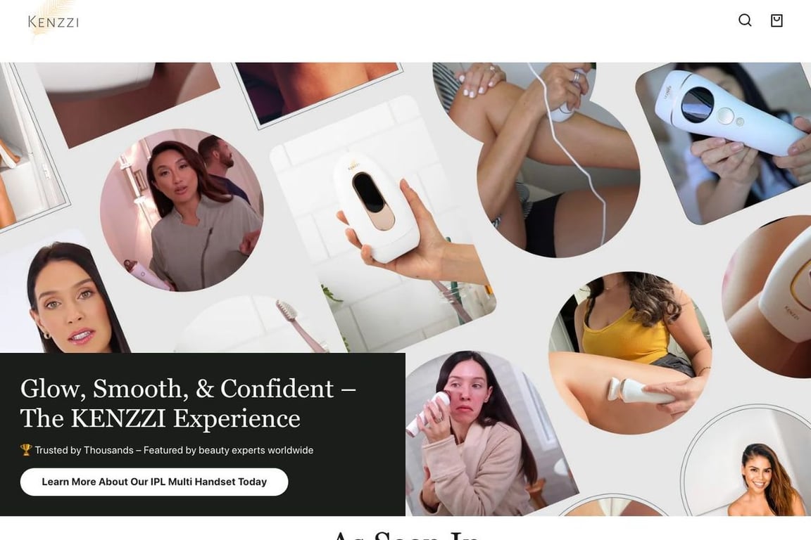 Kenzzi homepage