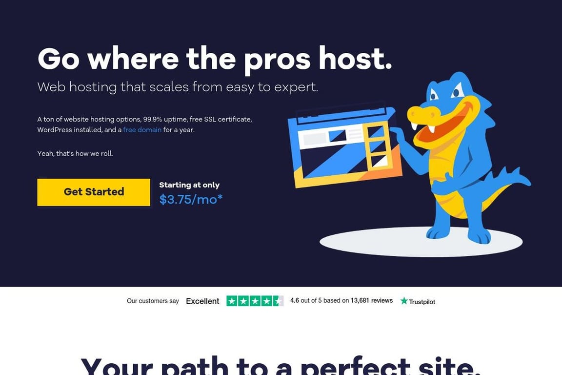 Hostgator.com homepage