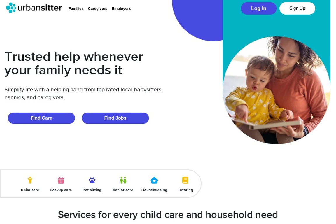 Urban Sitter homepage