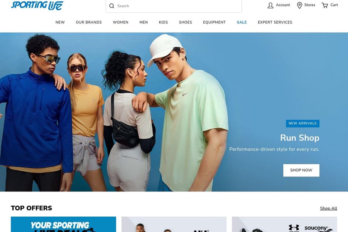 Sporting Life homepage