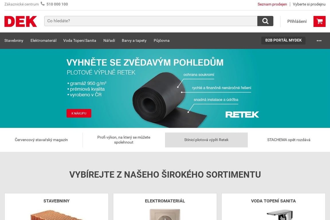 DEK homepage