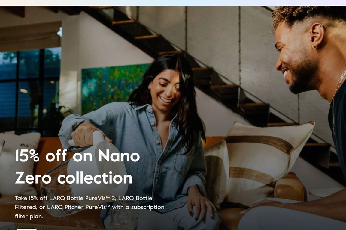 LARQ CA homepage