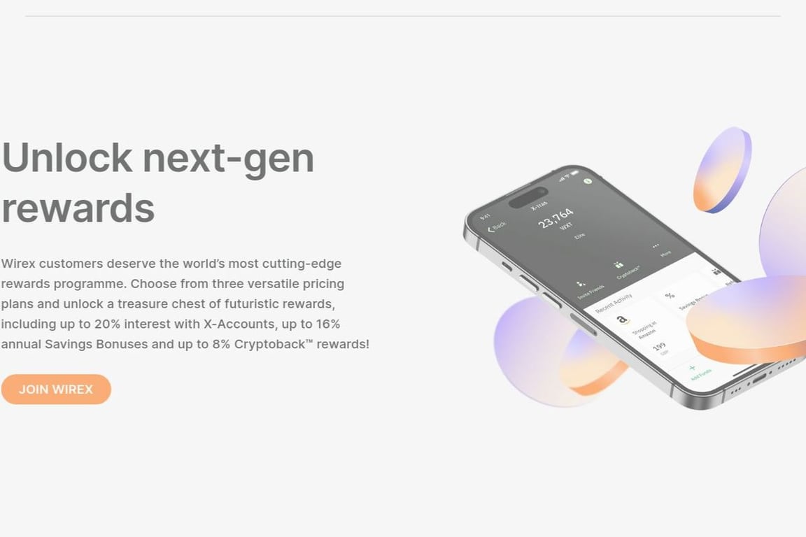 Wirex affiliate program signup page