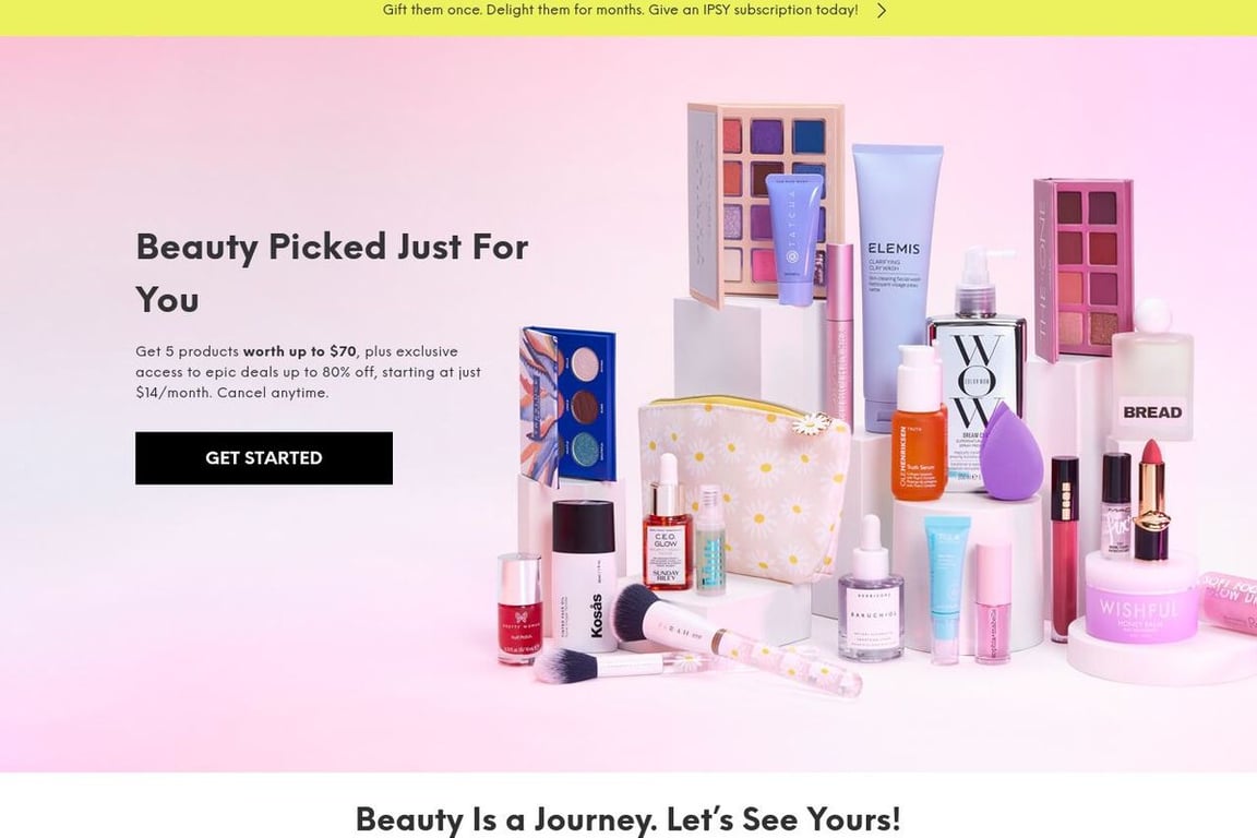IPSY homepage