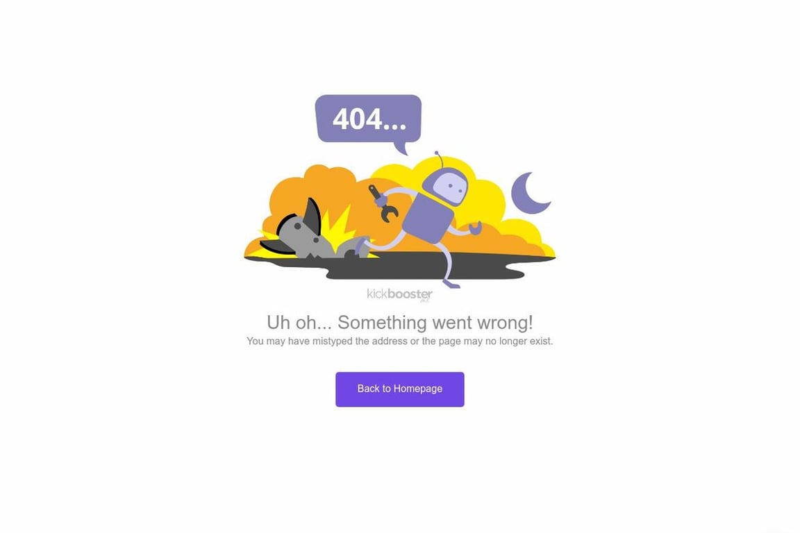 Kickbooster affiliate program signup page