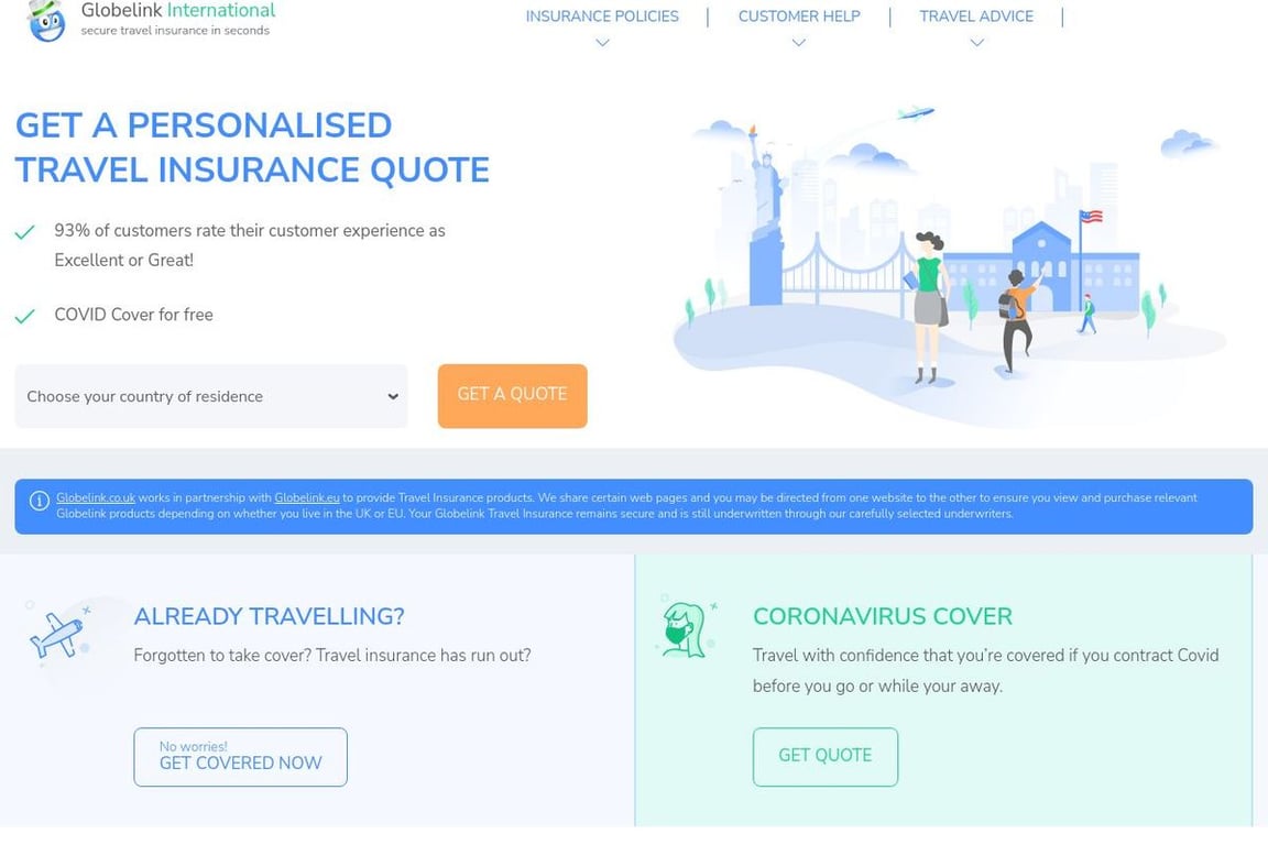 Globelink International homepage