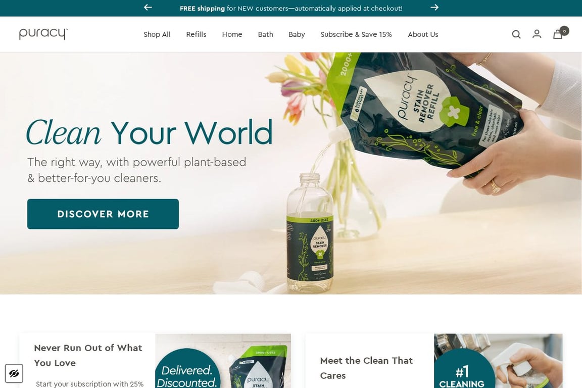 Puracy homepage