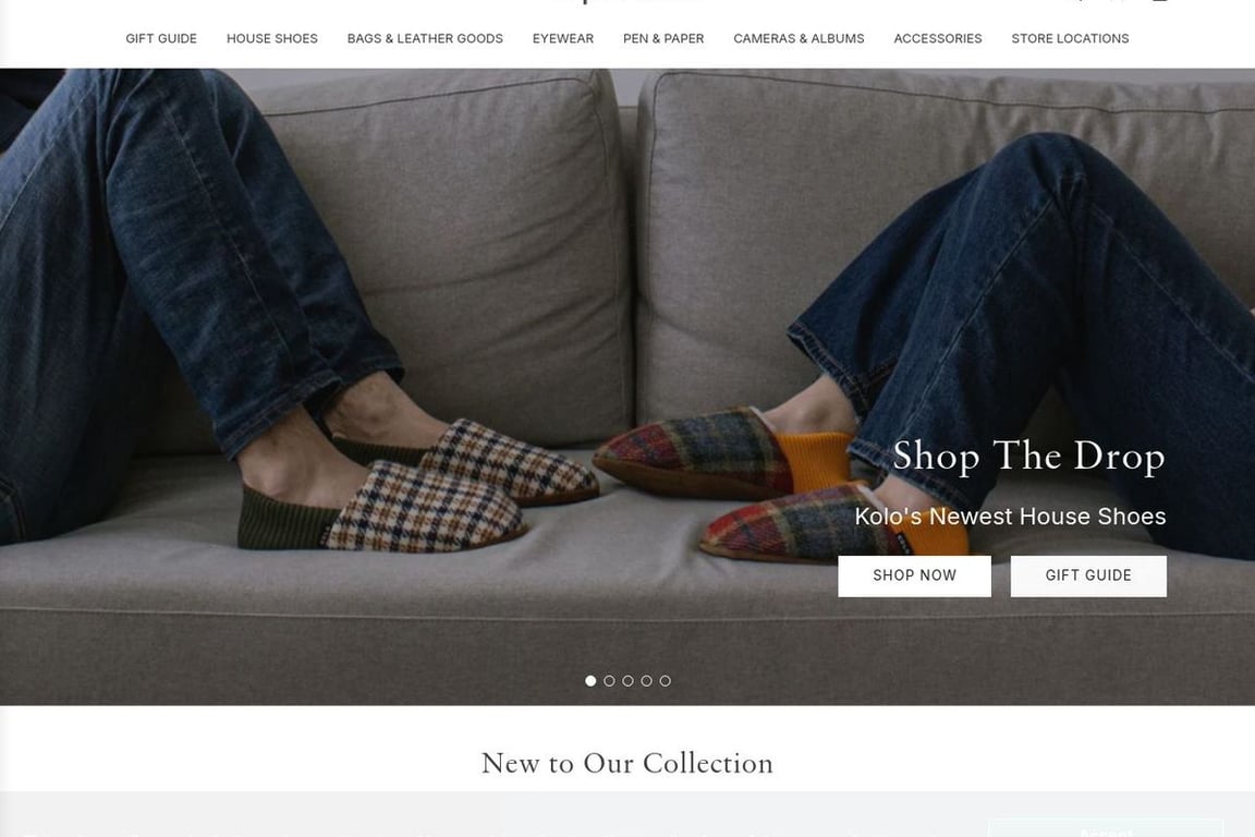Topdrawer homepage