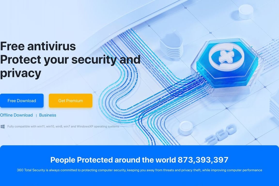 360 Total Security homepage