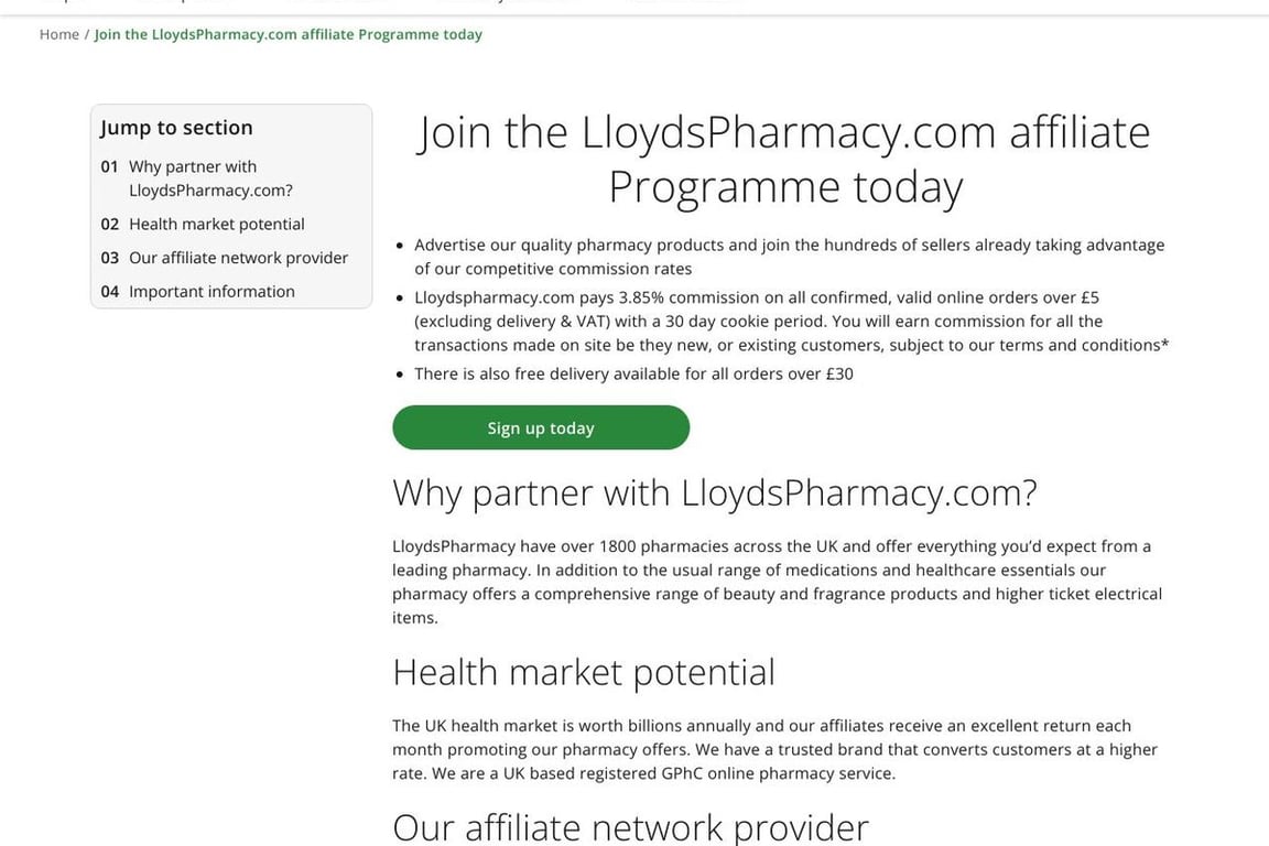 Lloyds Pharmacy Affiliate Program Everything You Need to Know 2024