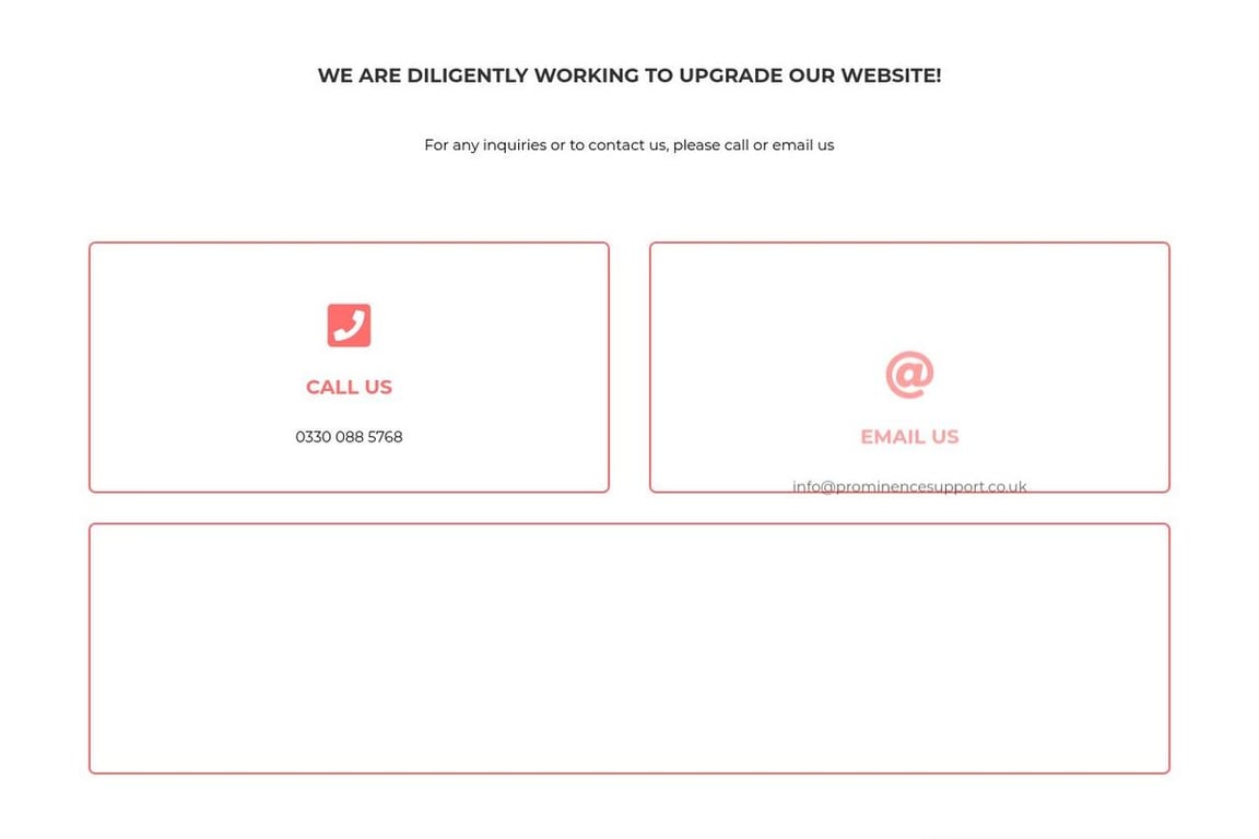 Prominence Support homepage