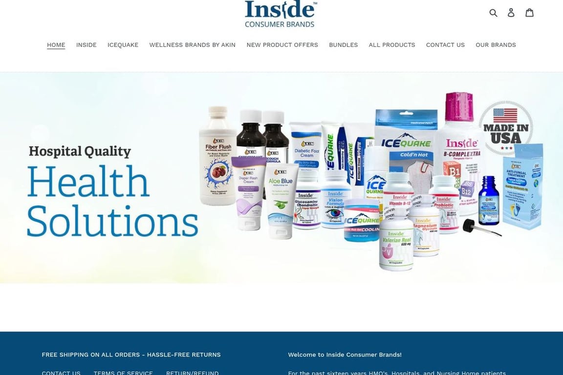 Inside Consumer Brands homepage