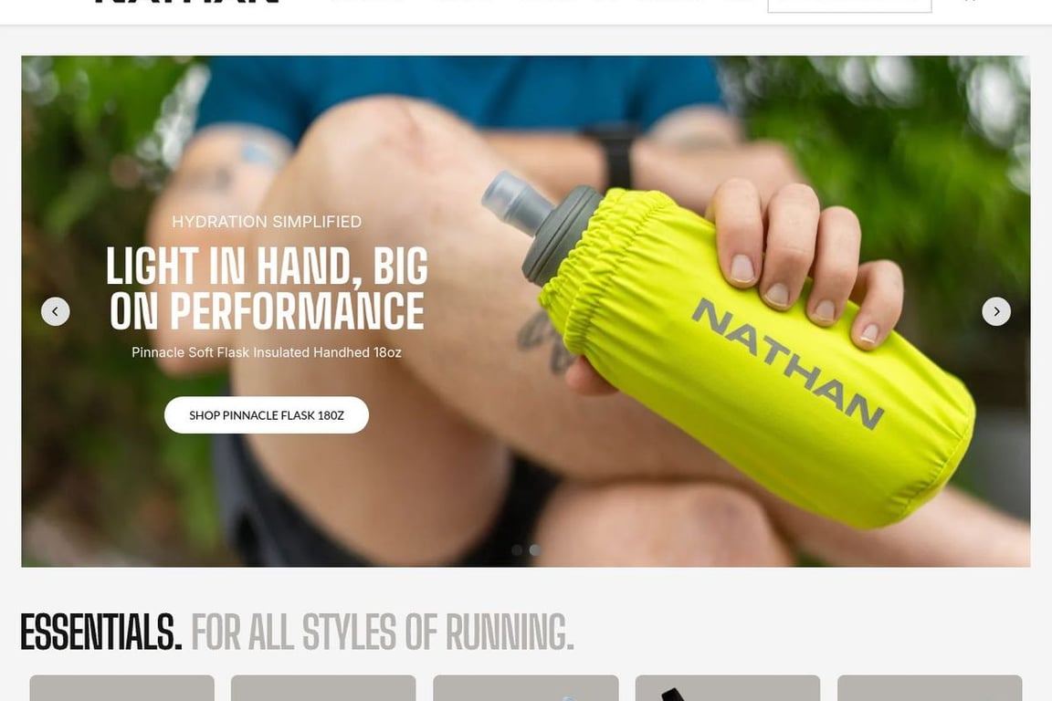 Nathan Sports homepage
