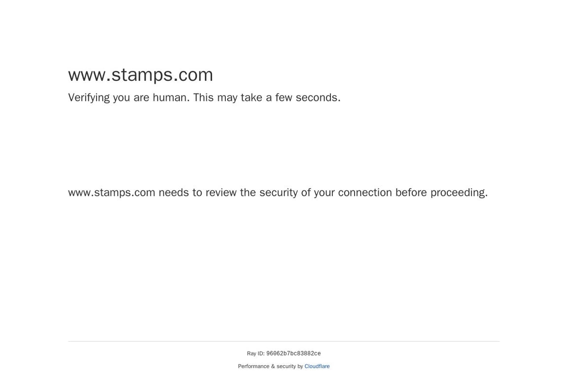 Stamps.com homepage