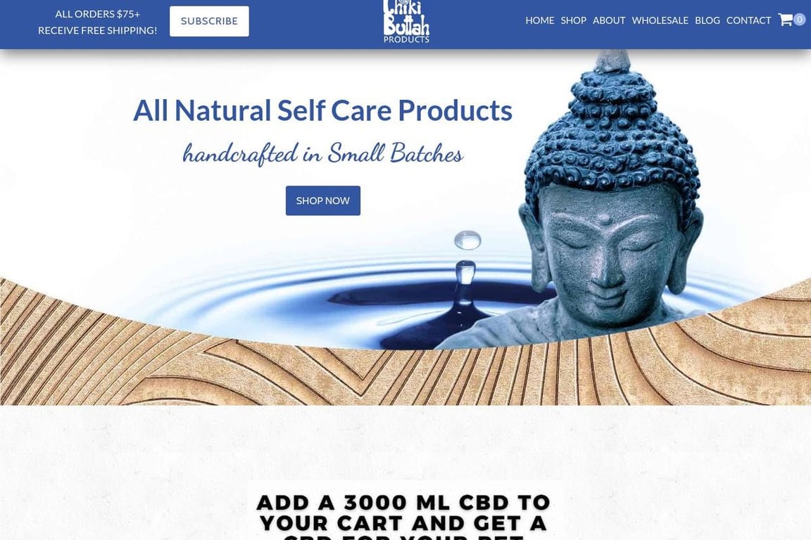 Chiki Buttah Products homepage