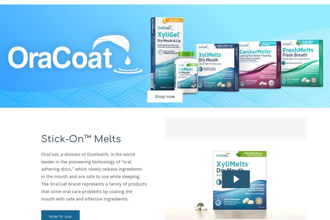 Oracoat homepage