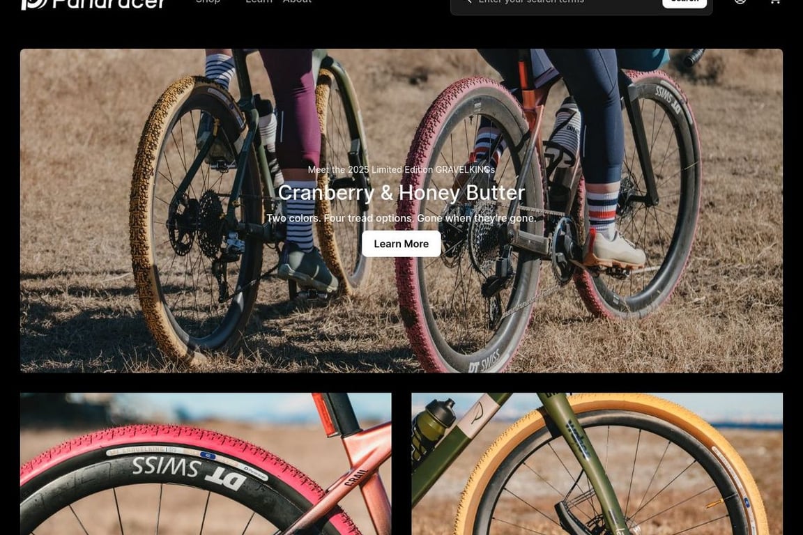 Panaracer USA homepage