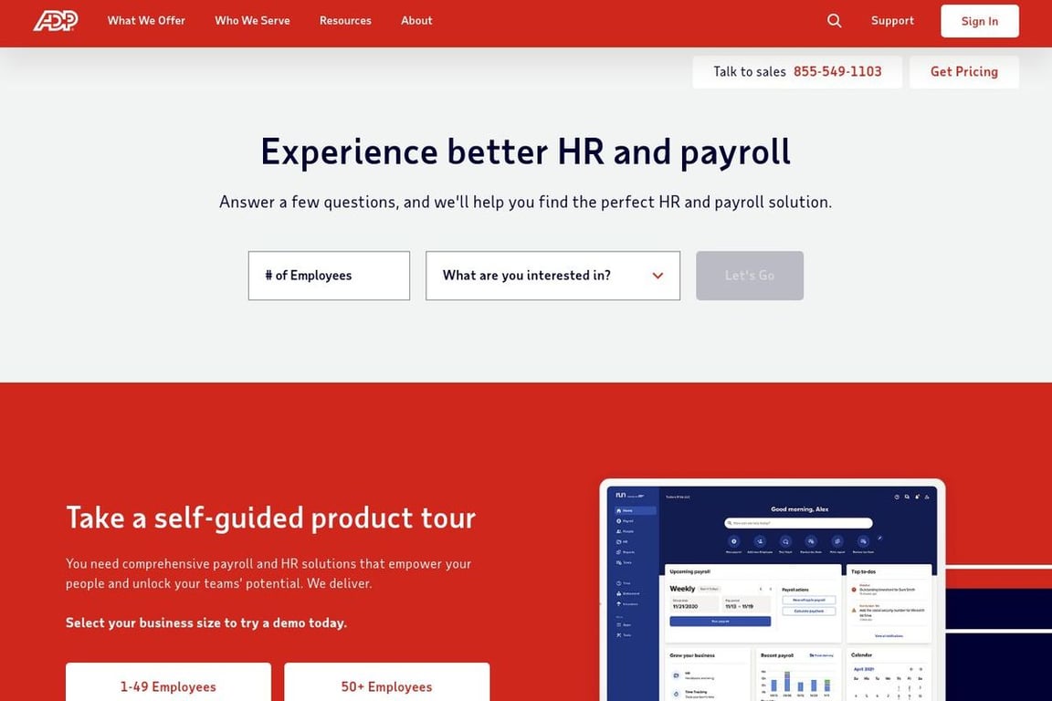 ADP, LLC homepage