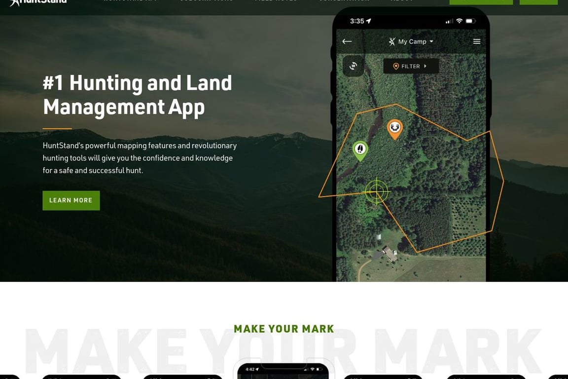 HuntStand homepage